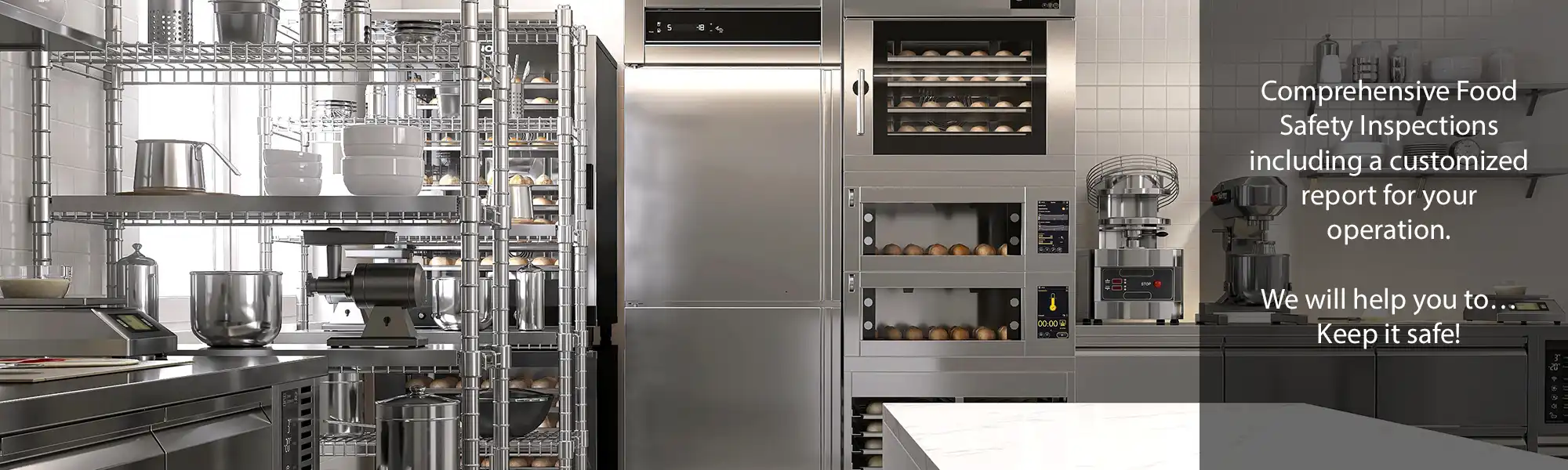 omprehensive Food Safety Inspections including a customized report for your operation. We will help you to…Keep it safe!